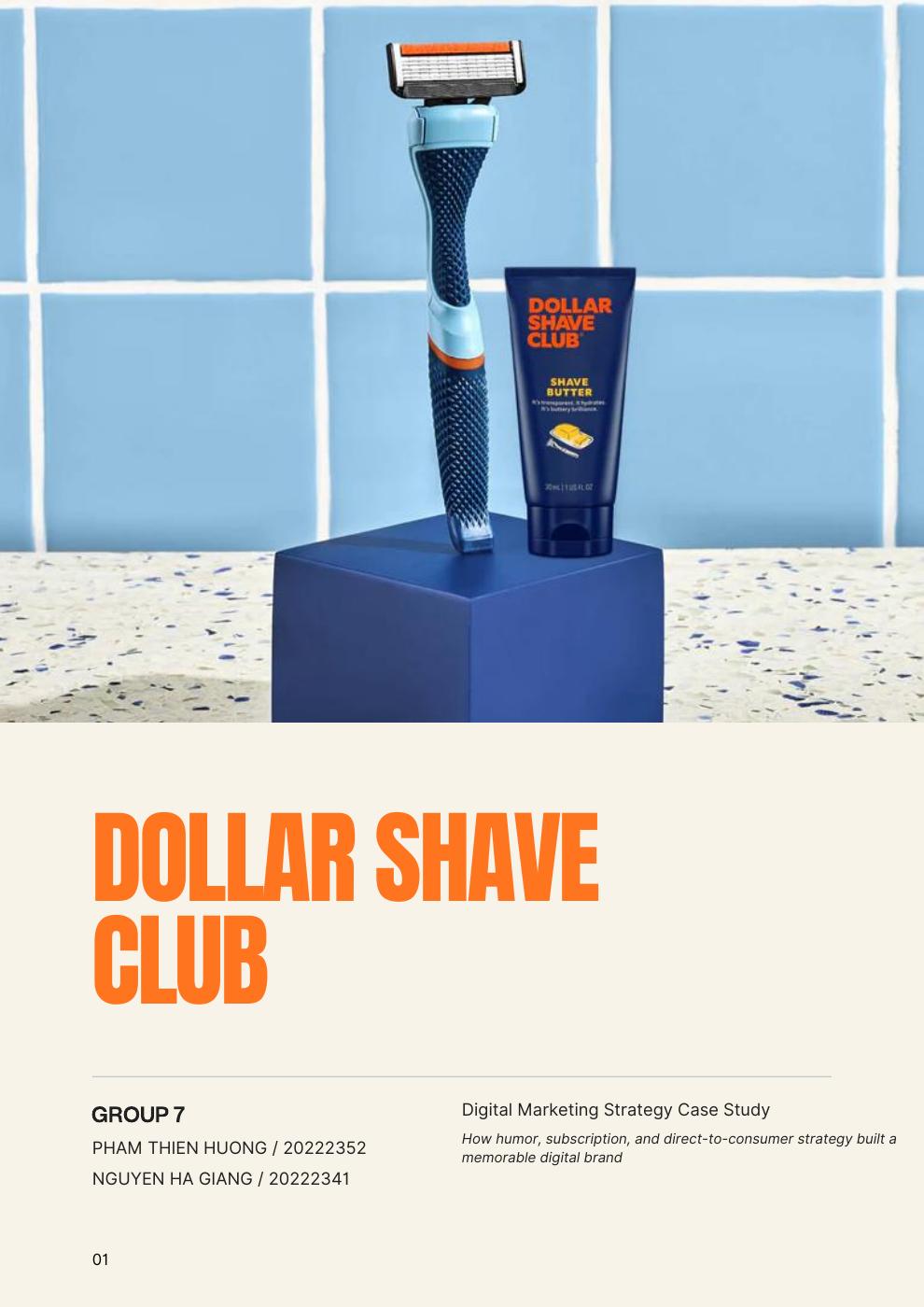 Dollar Shave Club - Magazine-Style Case Study Report | PDF to Flipbook