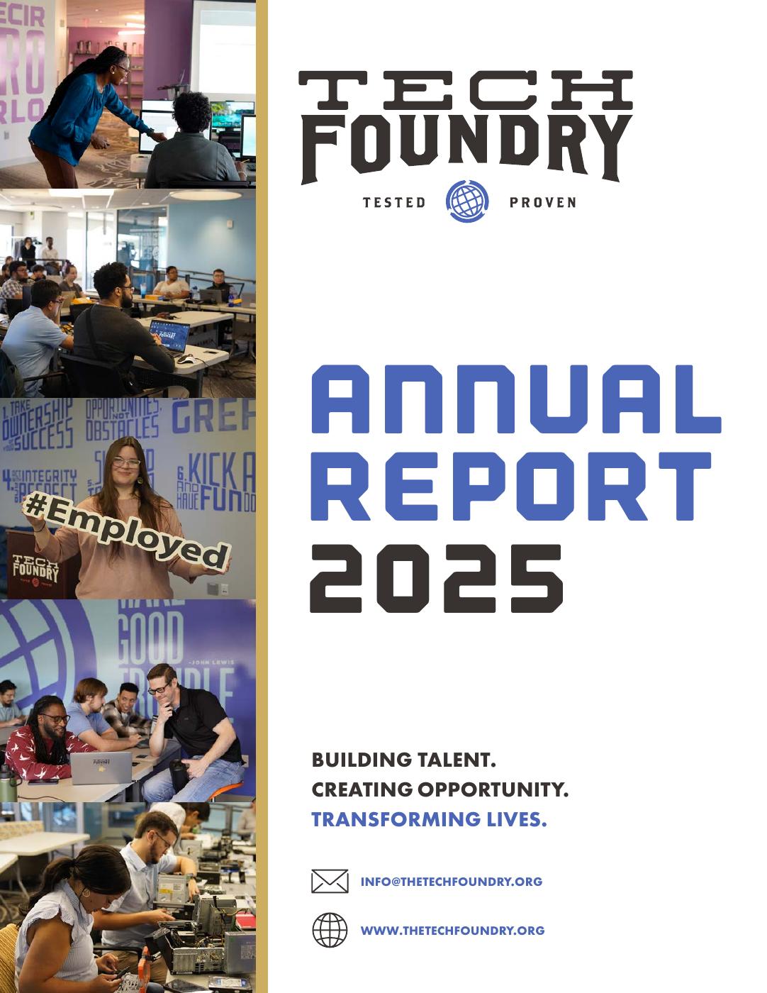 Tech Foundry 2025 Annual Report