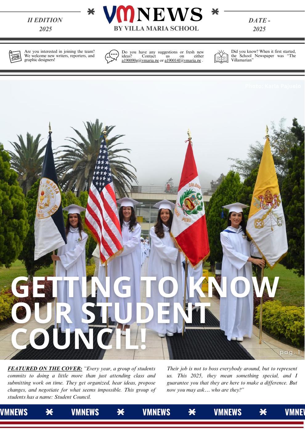 VM News: "Getting To Know Our Student Council" | PDF to Flipbook