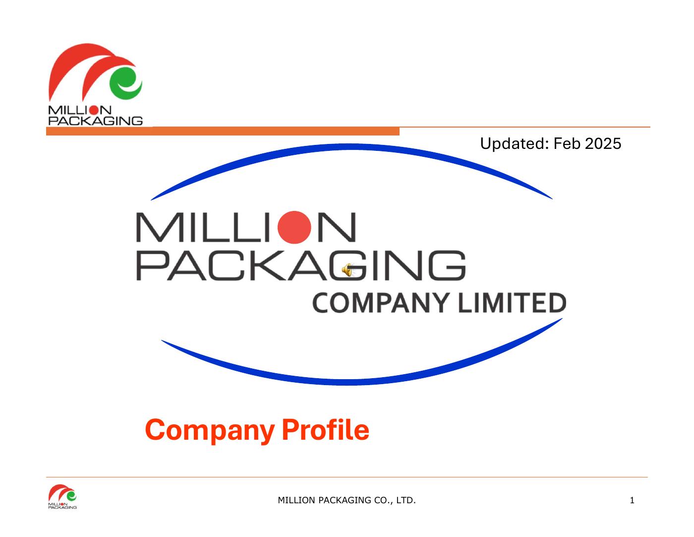 Million Packaging - Company profile | PDF to Flipbook