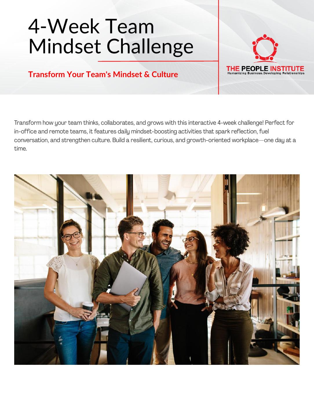 4-Week Team Mindset Challenge