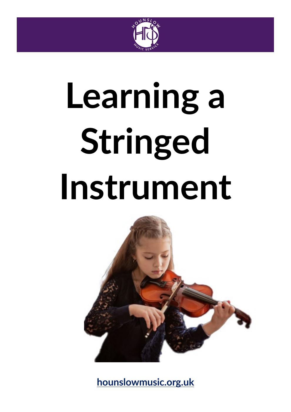 Learning a Stringed Instrument