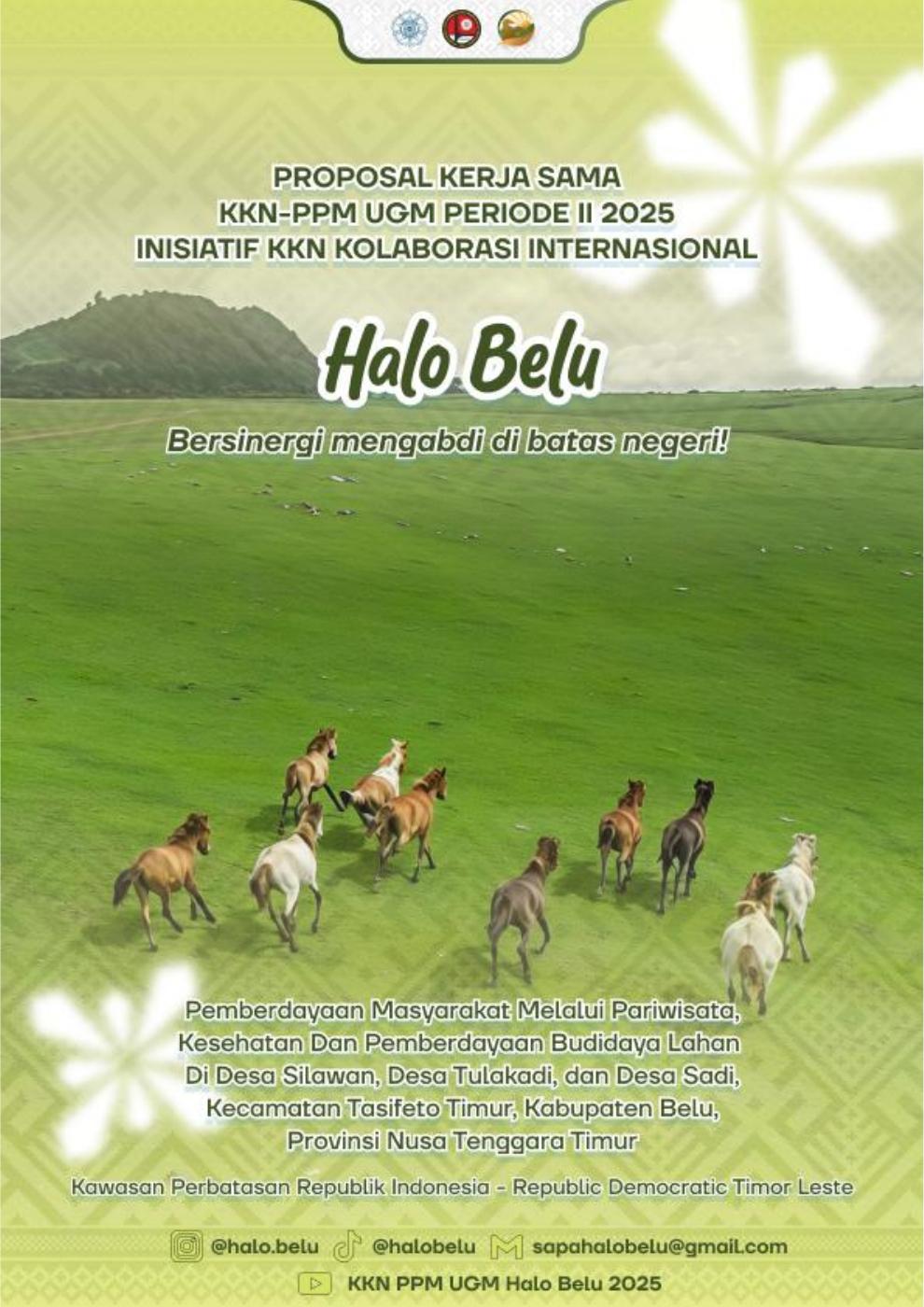 Proposal Kemitraan KKN PPM UGM Halo Belu 2025 | PDF to Flipbook
