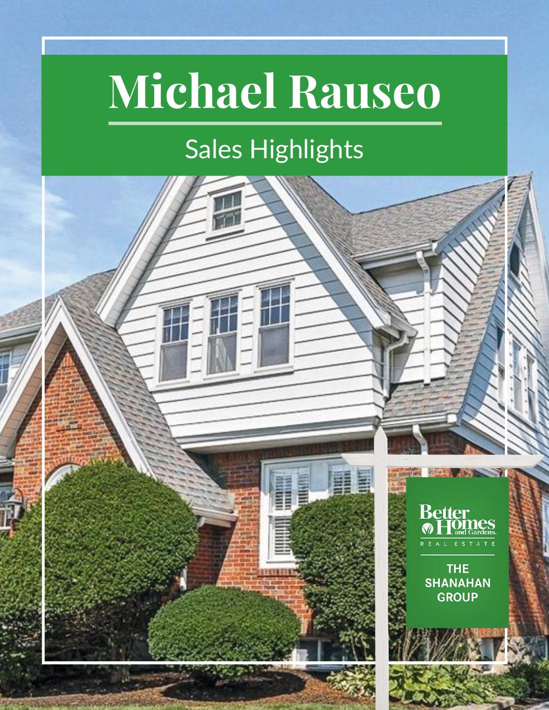 Michael Rauseo 2025 Sales Highlights