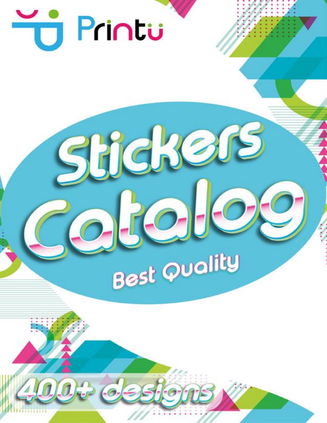 3D Stickers Catalog | UV DTF | PDF to Flipbook