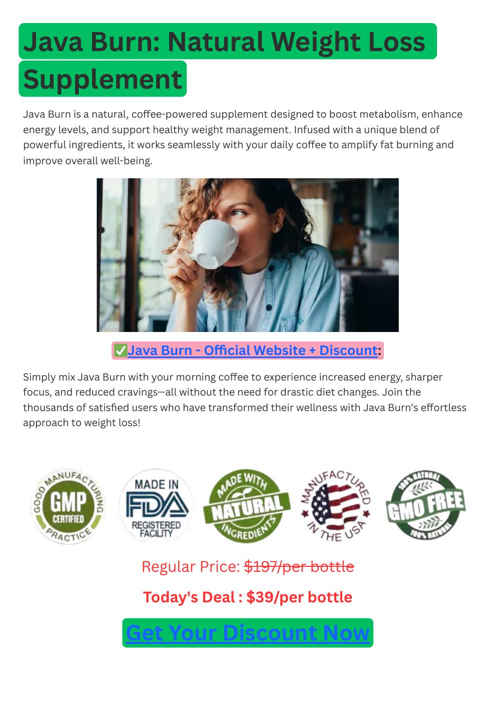 Java Burn for Belly Fat: Does It Work? | PDF to Flipbook