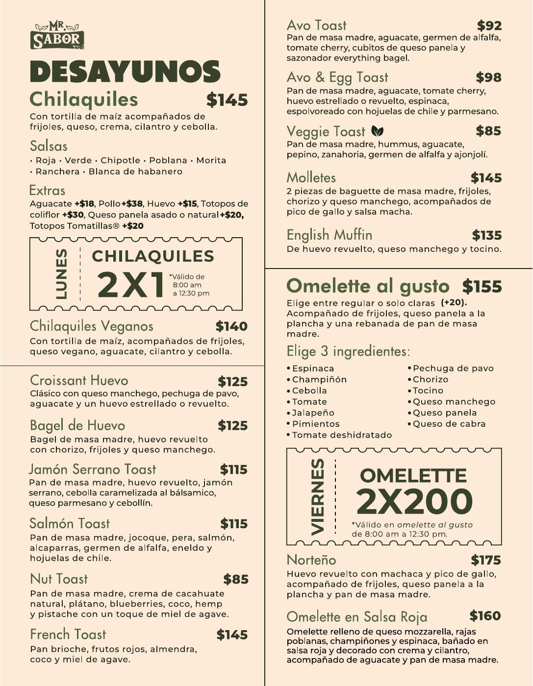 MR SABOR MENU 2025 | PDF to Flipbook