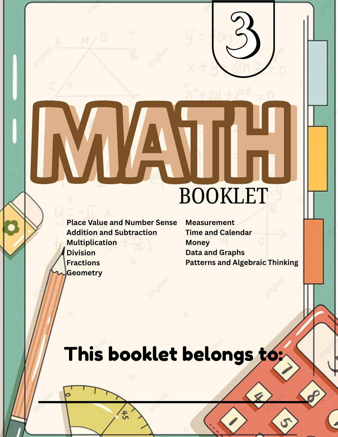 Math Booklet Grade 3 | PDF to Flipbook