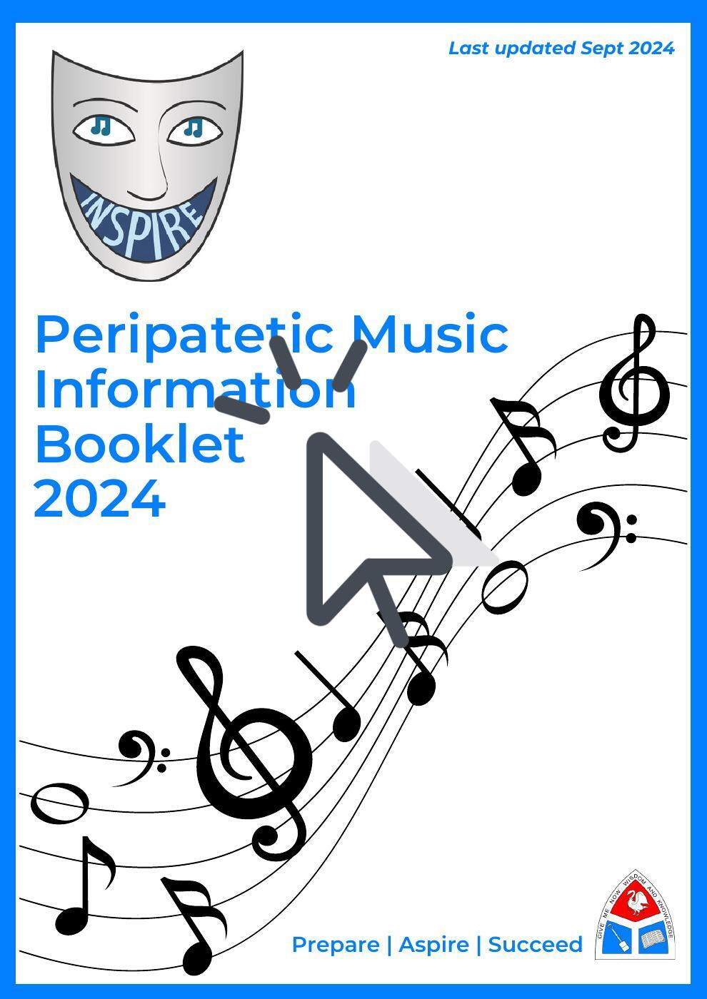 Peripatetic Music Lessons Booklet