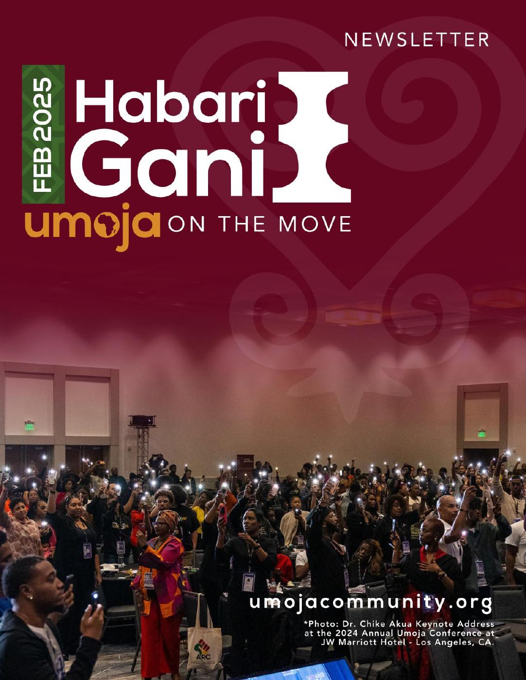 February 2025 Habari Gani Inaugural Issue cover