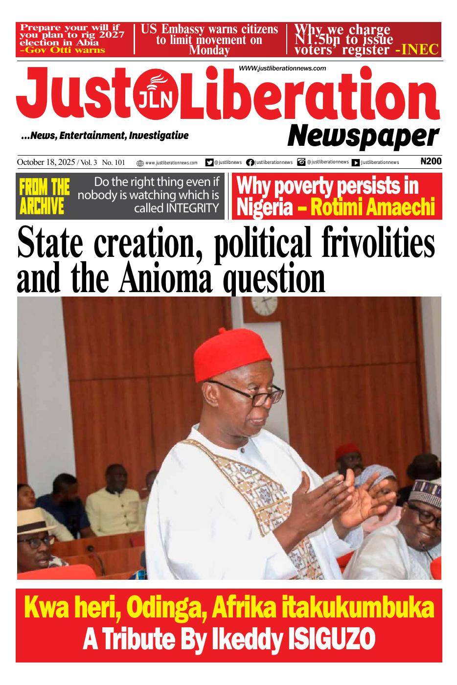 JLN NEWSPAPER OCTOBER 18, 2025