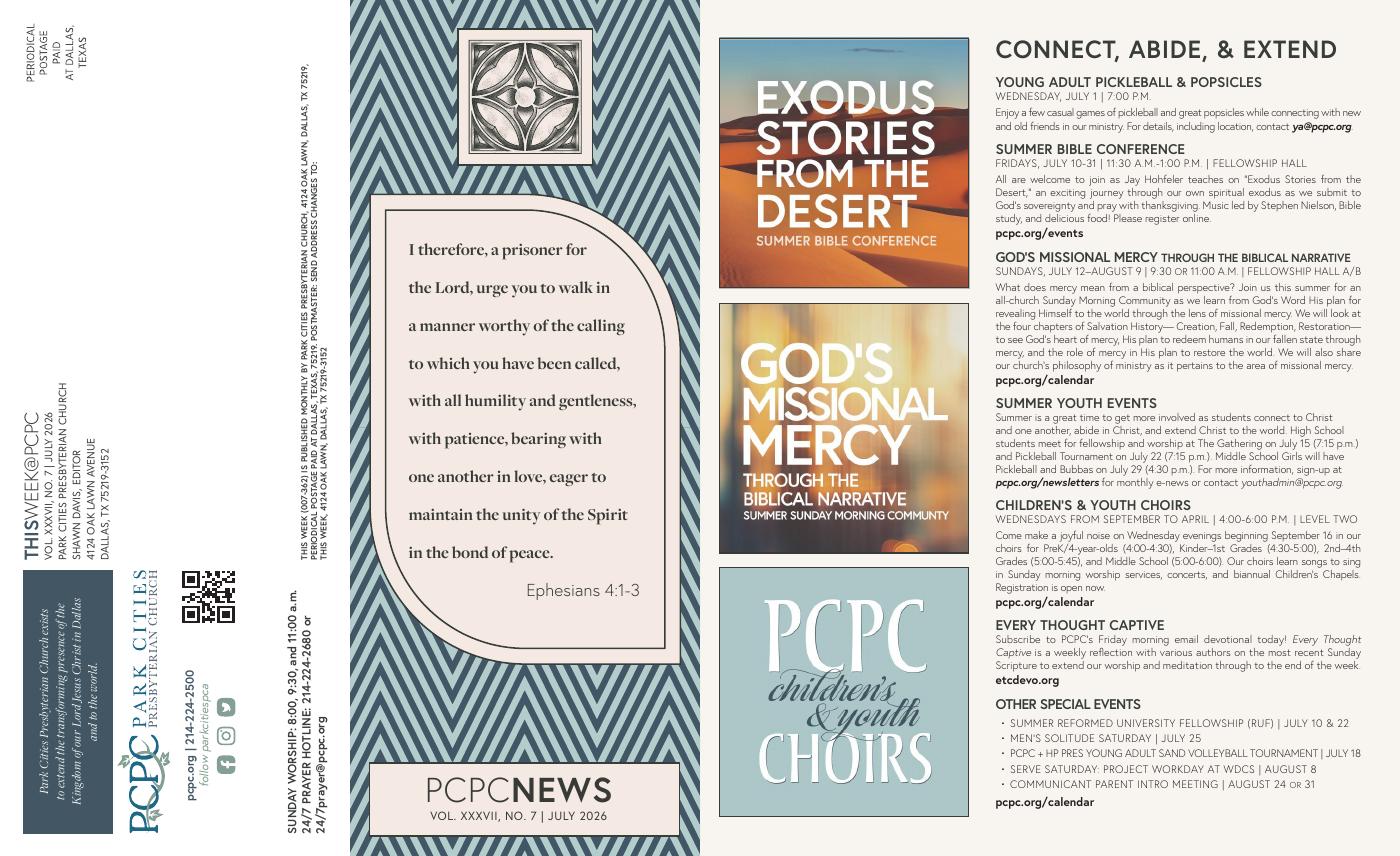 PCPC News: July 2026