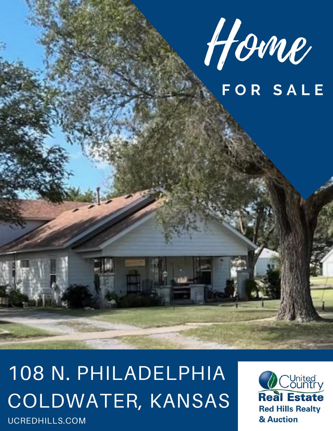 Great Home in Coldwater, KS For Sale