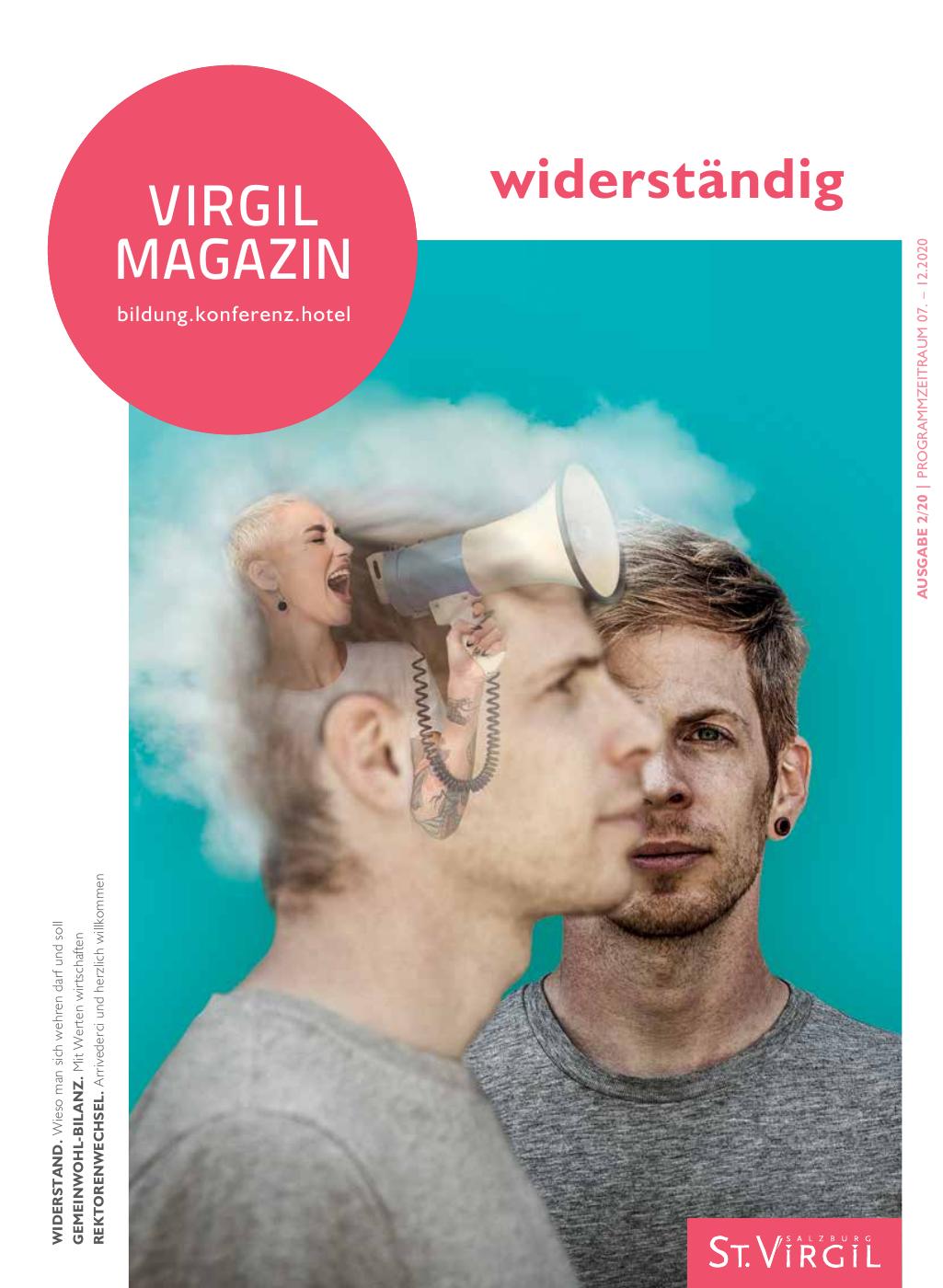 Virgil Magazin 02/2020 widerständig