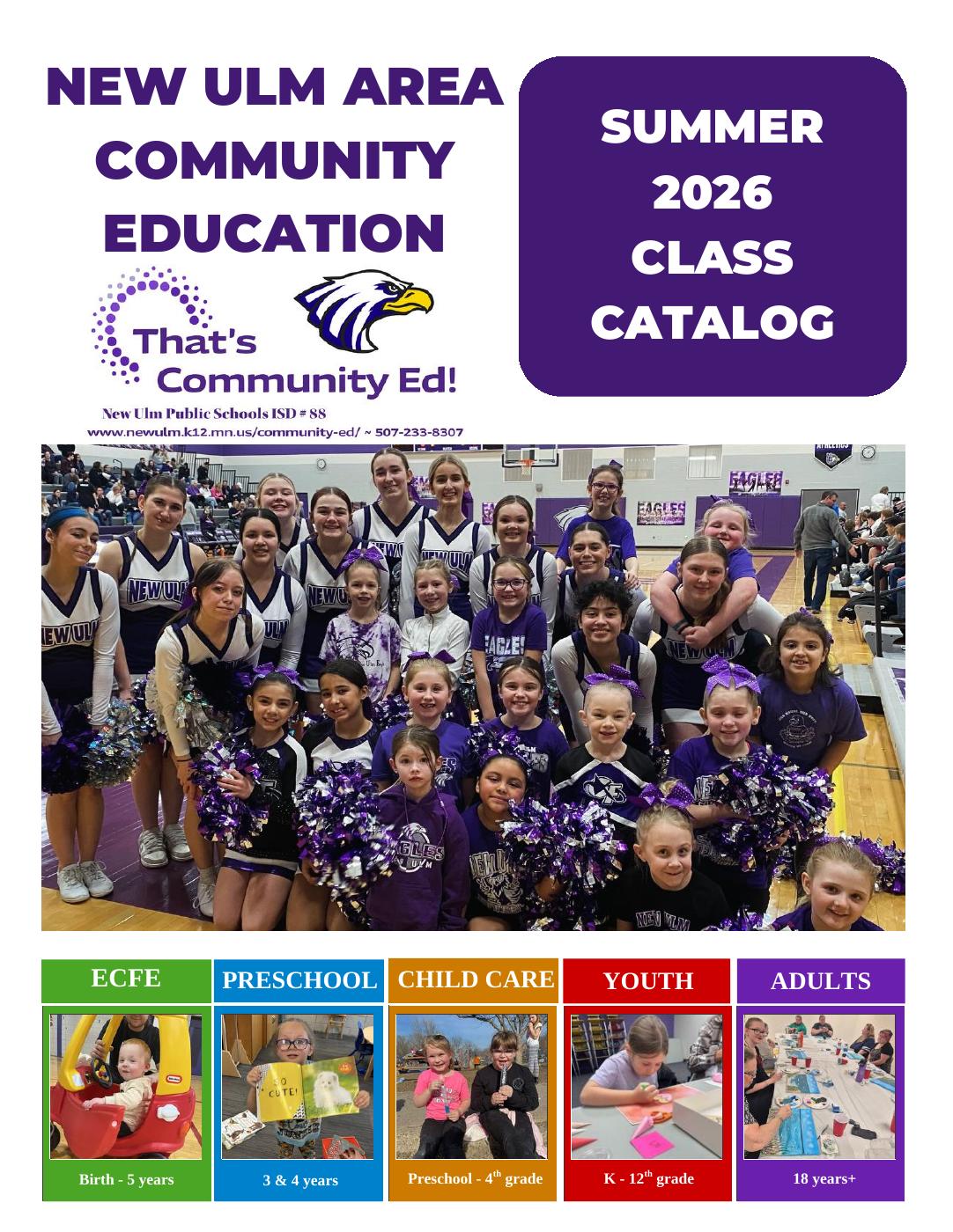 Summer 2026 Class Catalog - New Ulm Area Community Education | PDF to ...