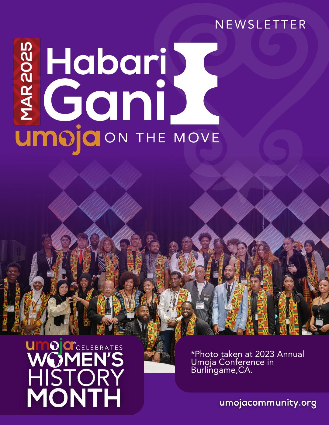 March 2025 Habari Gani cover