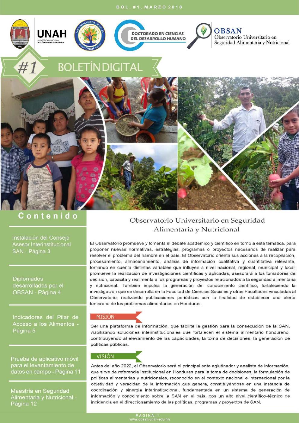 Portada Boletín Digital SAN #1