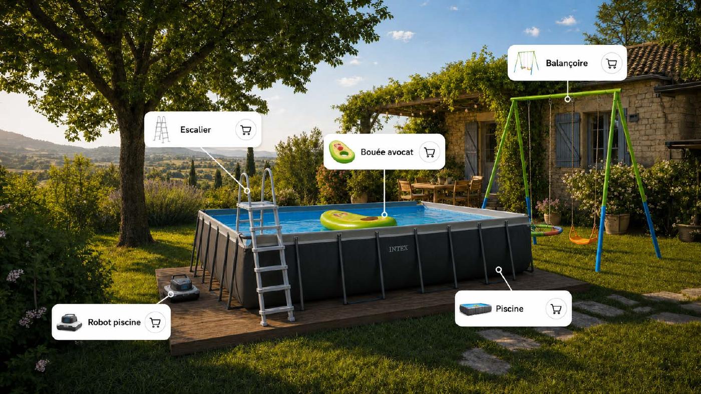 Sélection produits piscine et jeux extérieurs