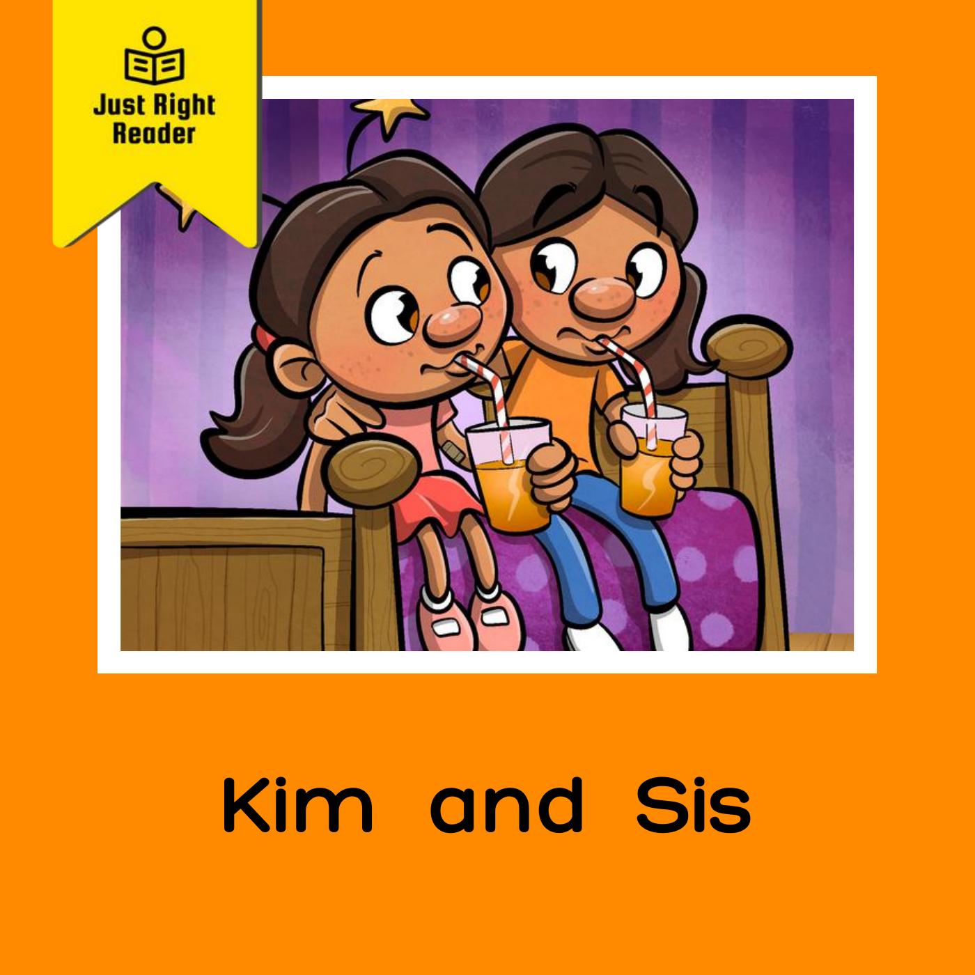 Book cover with an image of two kids playing in the sand