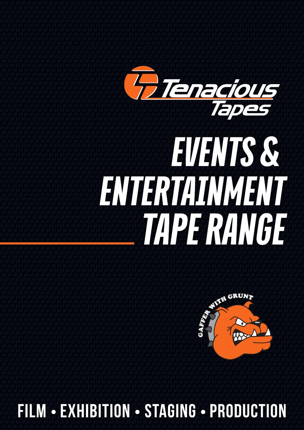 Events & Entertainment Tape Range