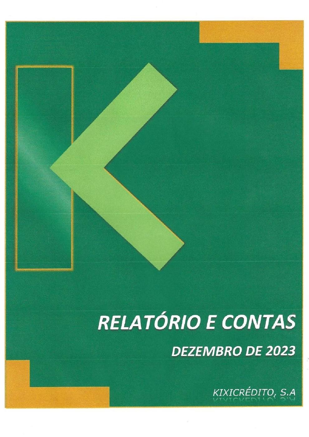 Relatório de Contas 2023