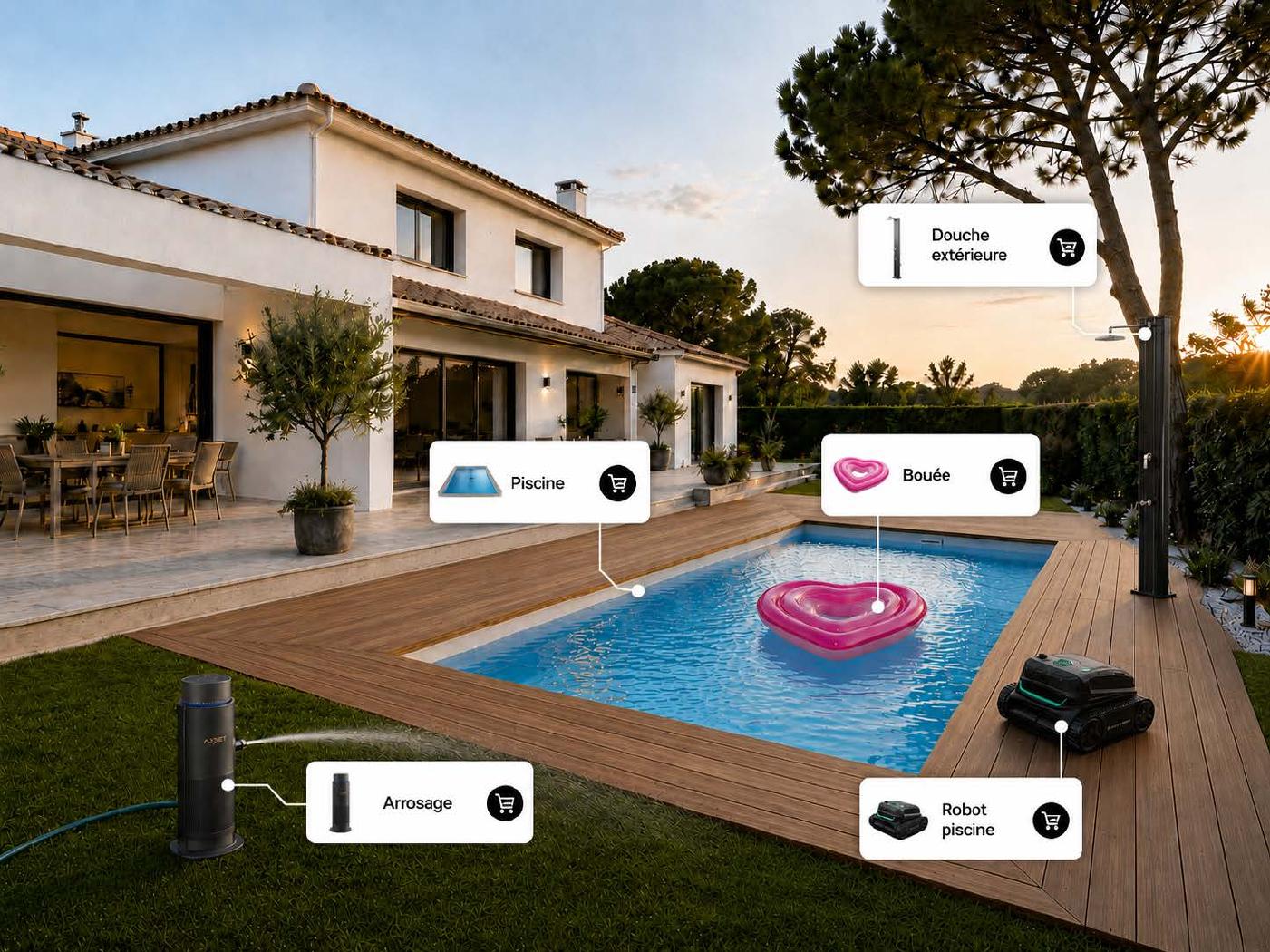 Sélection produits piscine