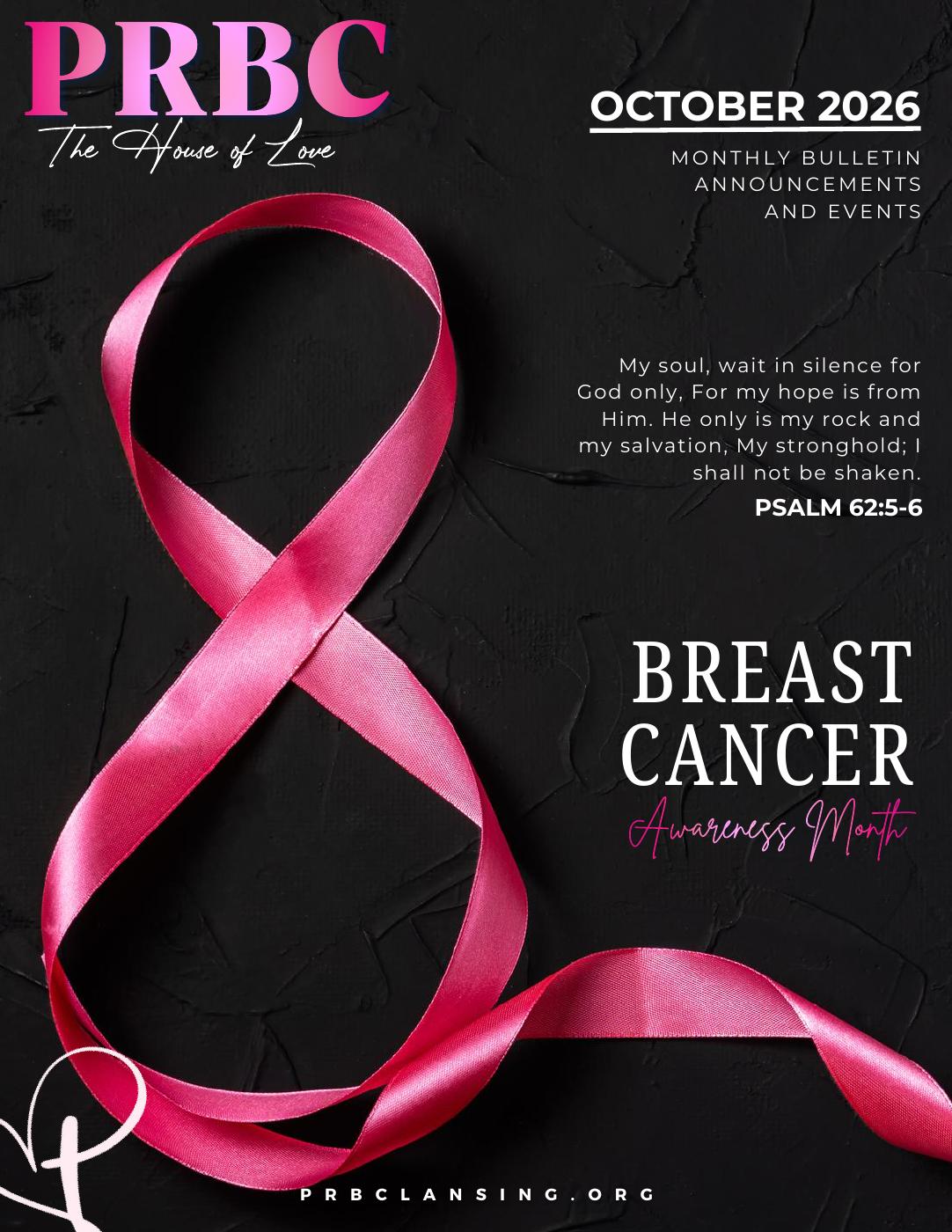 October 2026 Pilgrim Rest Baptist Church bulletin cover