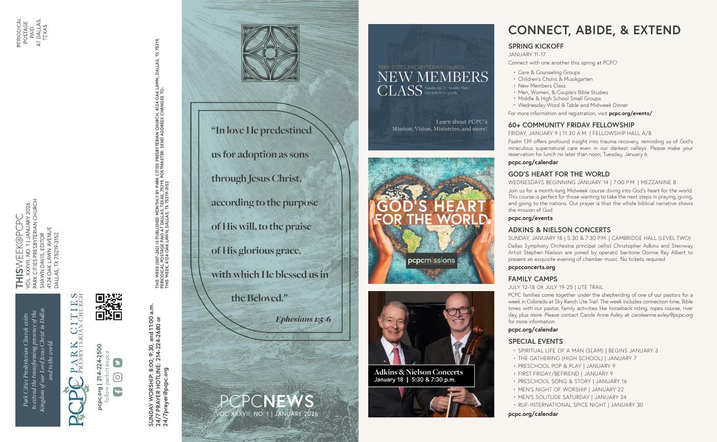 PCPC News: January 2026