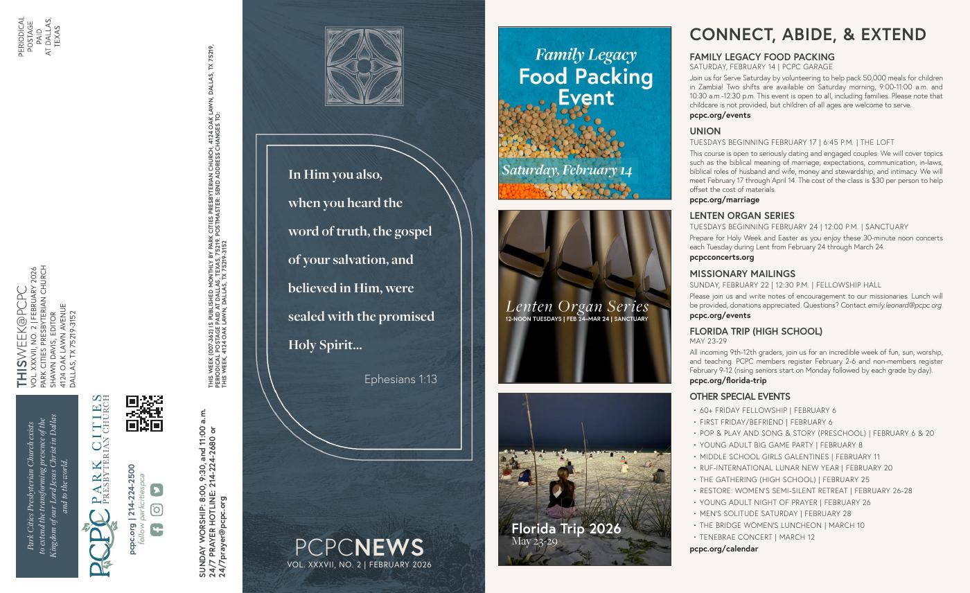 PCPC News: February 2026