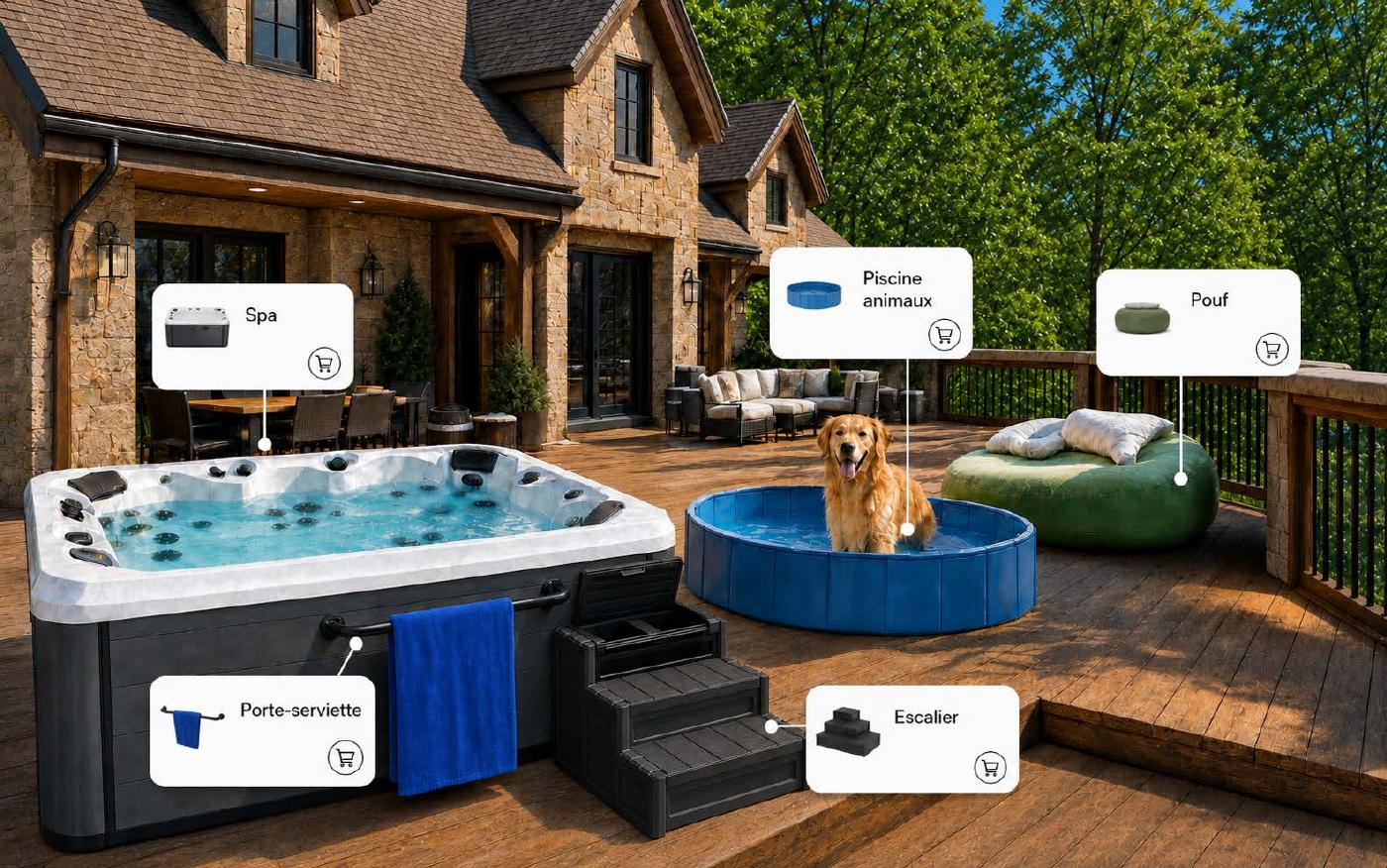 Sélection produits spa et terrasse