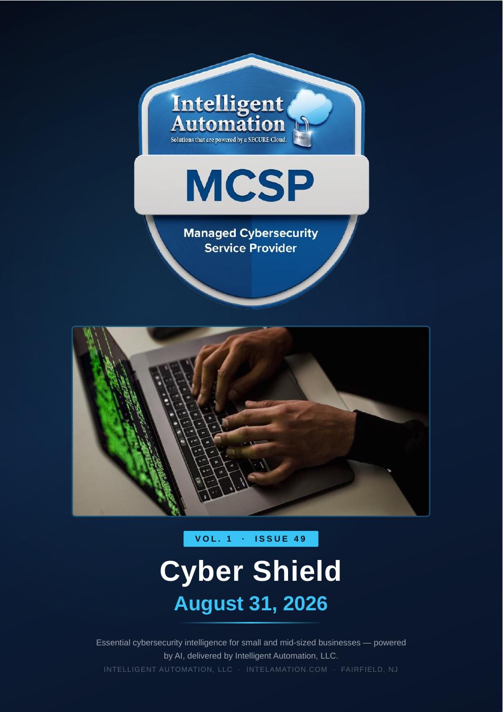 Cyber Shield Weekly — August 31, 2026 cover