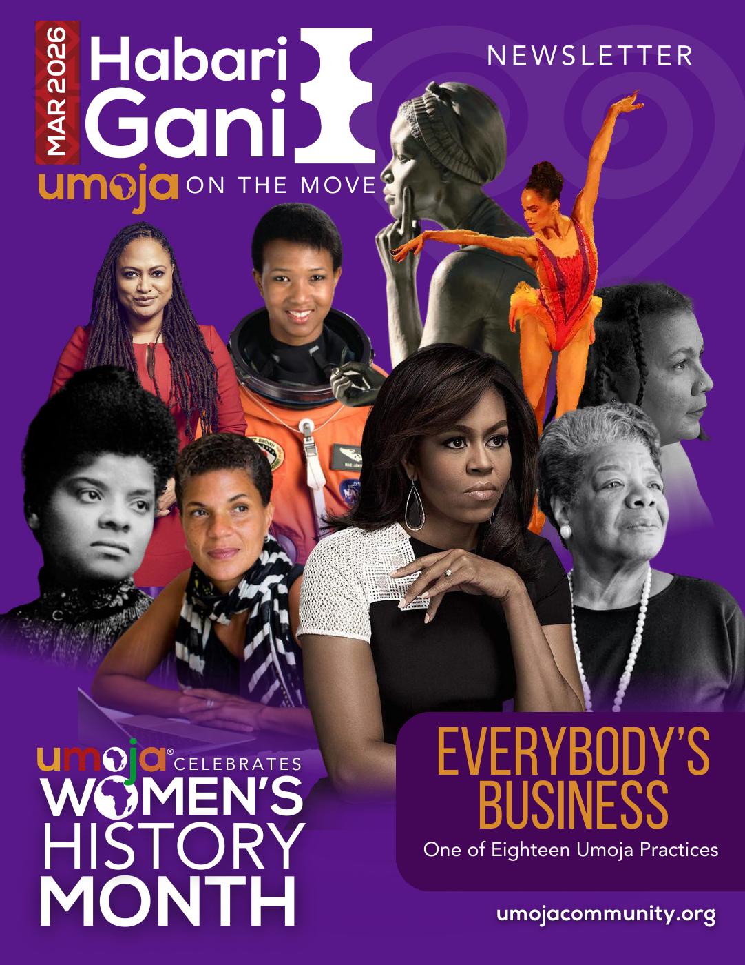 March 2026 Habari Gani cover