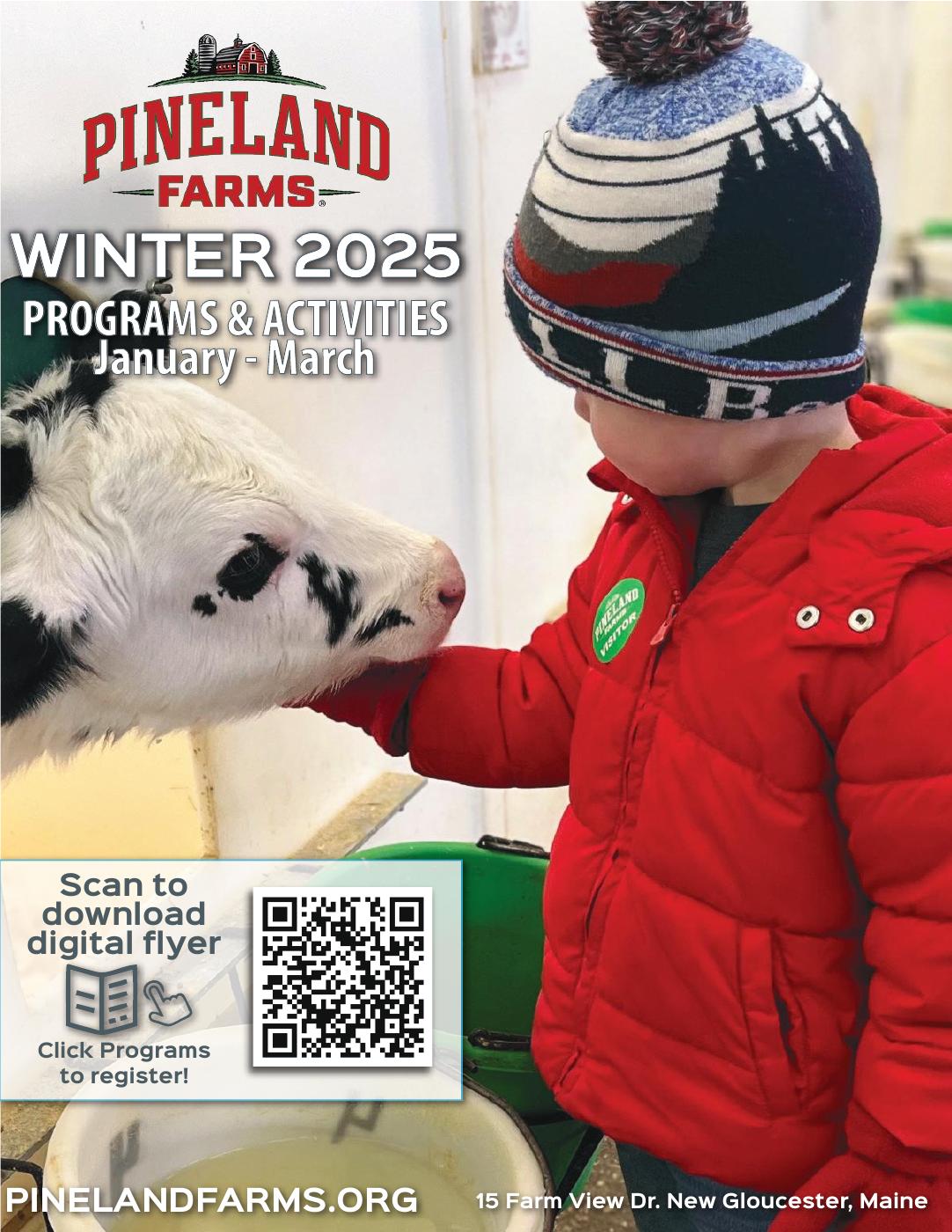 Pineland Farms 2025 Winter Programs