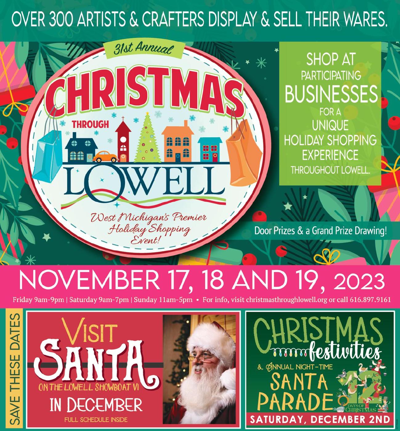 31st Annual Christmas Through Lowell Guidebook & Map PDF to Flipbook