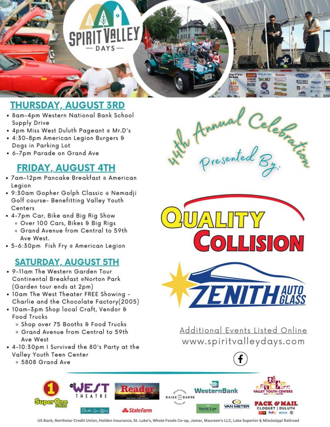 Spirit Valley Days Ad