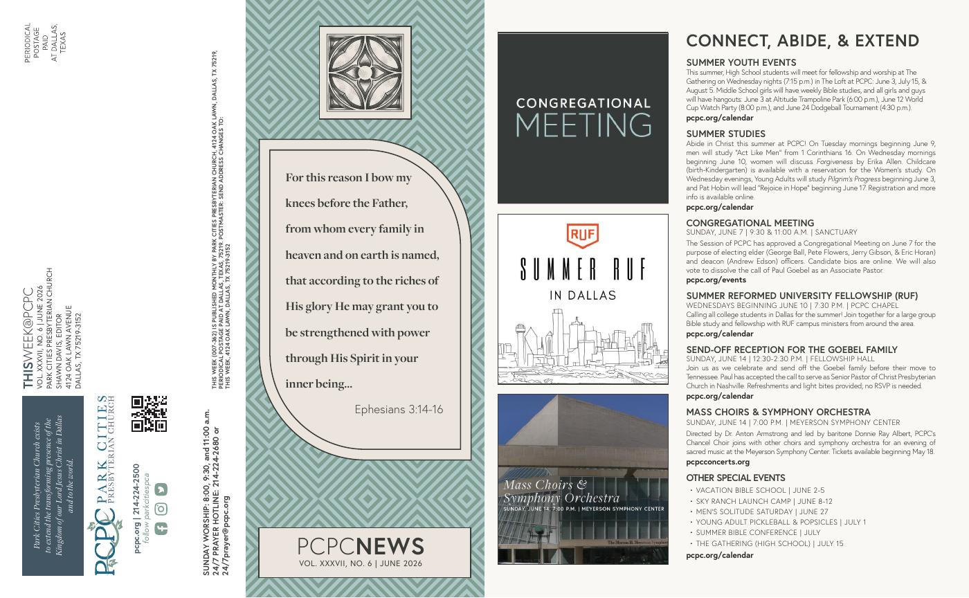 PCPC News: June 2026