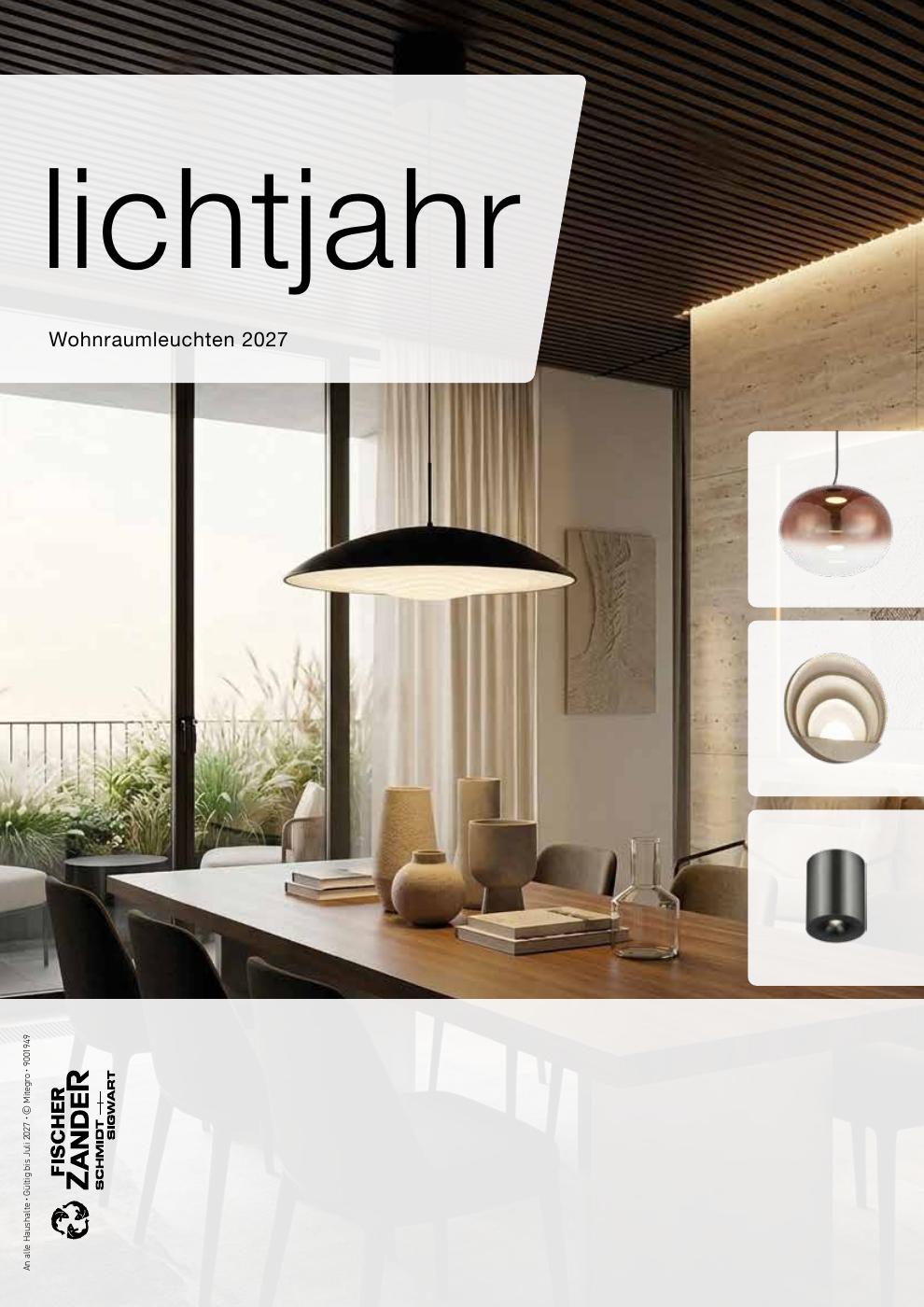 Titelbild Katalog PARTUT Lichtjahr 2027 – Innenleuchten