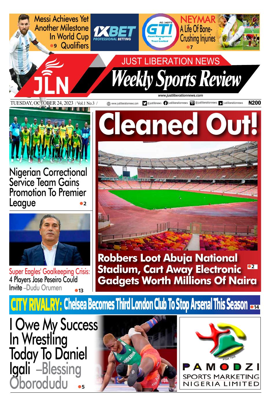 JUST NEWS SPORTS WEEKLY OCT 24, 2023