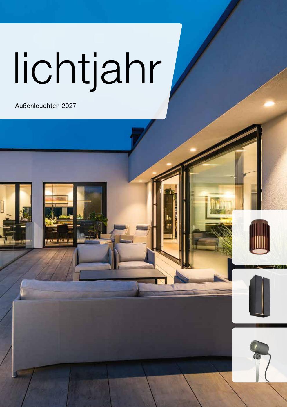 Titelbild Katalog PARTUT Lichtjahr 2027 – Außenleuchten